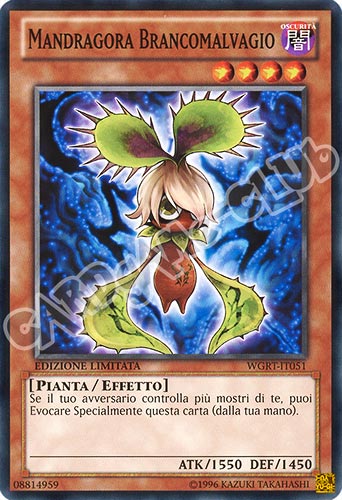 WGRT-IT051 Mandragora Brancomalvagio comune Edizione Limitata (IT) -NEAR MINT-