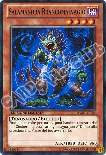 WGRT-IT058 Salamandra Brancomalvagio comune Edizione Limitata (IT) -NEAR MINT-