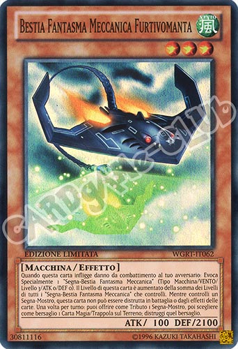 WGRT-IT062 Bestia Fantasma Meccanica Furtivomanta super rara Edizione Limitata (IT)  -GOOD-