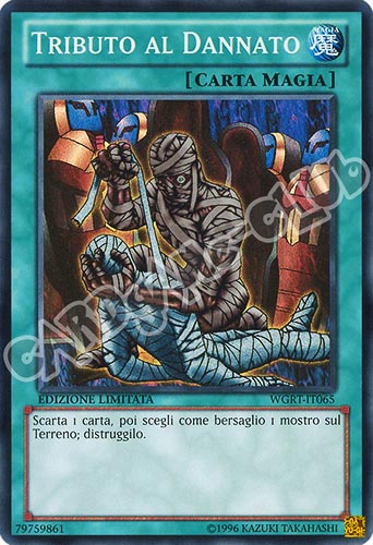 WGRT-IT065 Tributo al Dannato super rara Edizione Limitata (IT) -NEAR MINT-