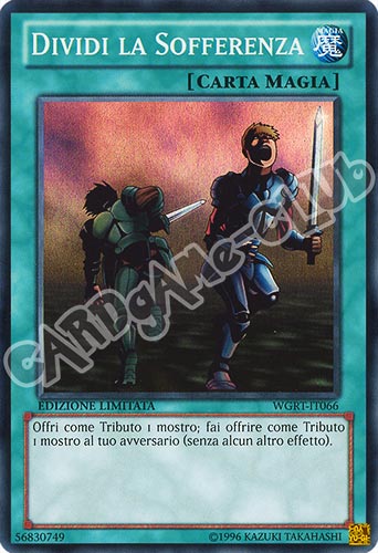 WGRT-IT066 Dividi la Sofferenza super rara Edizione Limitata (IT) -NEAR MINT-