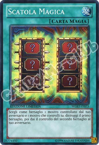 WGRT-IT073 Scatola Magica super rara Edizione Limitata (IT) -NEAR MINT-