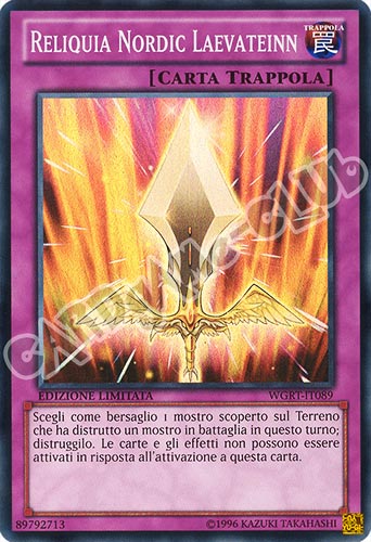 WGRT-IT089 Reliqua Nordic Laevateinn super rara Edizione Limitata (IT)  -GOOD-