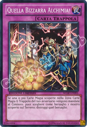 WGRT-IT095 Quella Bizzarra Alchimia! super rara Edizione Limitata (IT)  -PLAYED-