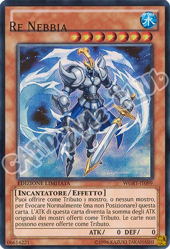 WGRT-IT099 Re Nebbia (errore di stampa con scritta spostata) ultra rara Edizione Limitata (IT)