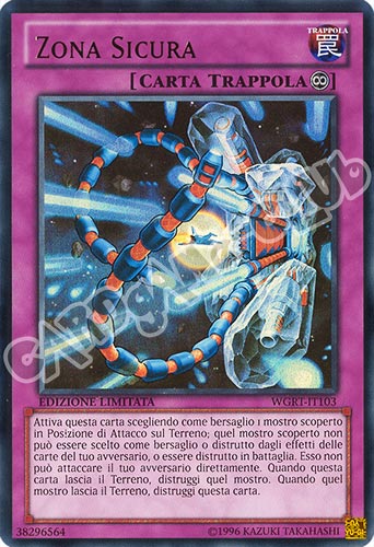 WGRT-IT103 Zona Sicura ultra rara Edizione Limitata (IT) -NEAR MINT-