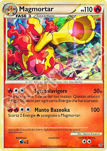 02/95 Magmortar rara foil (IT) -NEAR MINT-