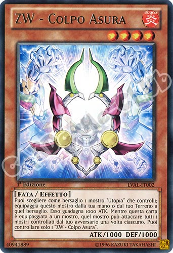 LVAL-IT002 ZW - Colpo Asura rara 1a Edizione (IT) -NEAR MINT-