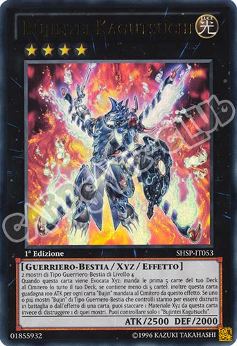SHSP-IT053 Bujintei Kagutsuchi ultra rara 1a edizione (IT) -NEAR MINT-