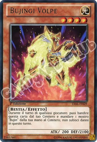 LVAL-IT029 Bujingi Volpe rara 1a Edizione (IT) -NEAR MINT-
