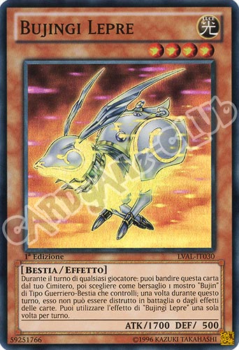 LVAL-IT030 Bujingi Lepre super rara 1a Edizione (IT) -NEAR MINT-