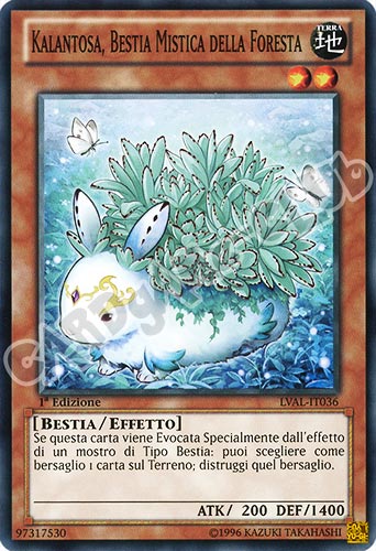 LVAL-IT036 Kalantosa, Bestia Mistica della Foresta comune 1a Edizione (IT) -NEAR MINT-