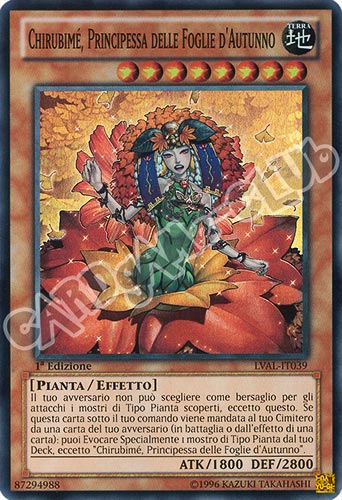 LVAL-IT039 Chirubime', Principessa delle Foglie d'Autunno super rara 1a Edizione (IT) -NEAR MINT-