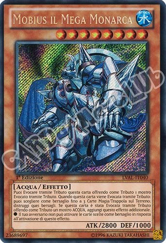 LVAL-IT040 Mobius il Mega Monarca rara segreta 1a Edizione (IT) -NEAR MINT-