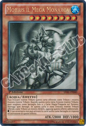 LVAL-IT040 Mobius il Mega Monarca rara ghost 1a Edizione (IT) -NEAR MINT-
