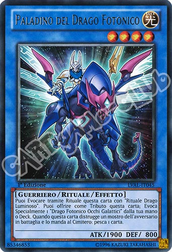 LVAL-IT045 Paladino del Drago Fotonico rara 1a Edizione (IT) -GOOD-