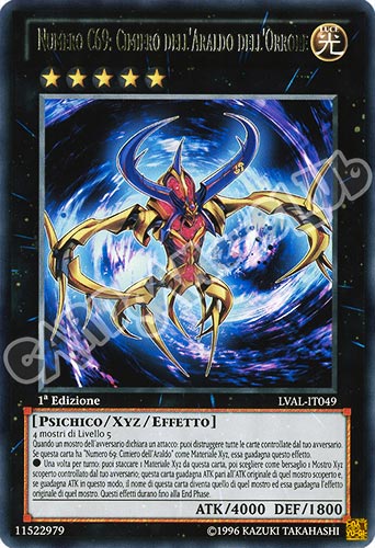 LVAL-IT049 Numero C69: Cimiero dell'Araldo dell'Orrore rara 1a Edizione (IT) -NEAR MINT-