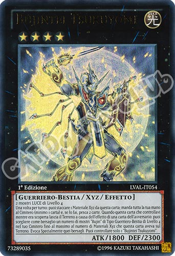 LVAL-IT054 Bujintei Tsukuyomi ultra rara 1a Edizione (IT) -NEAR MINT-