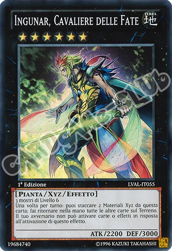 LVAL-IT055 Ingunar, Cavaliere delle Fate super rara 1a Edizione (IT) -NEAR MINT-