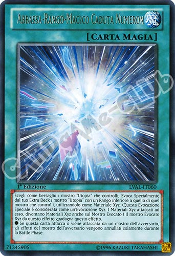 LVAL-IT060 Abbassa-Rango-Magico Caduta Numeron rara 1a Edizione (IT) -NEAR MINT-