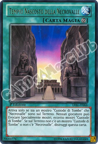 LVAL-IT066 Tempio Nascosto della Necrovalle rara 1a Edizione (IT) -NEAR MINT-