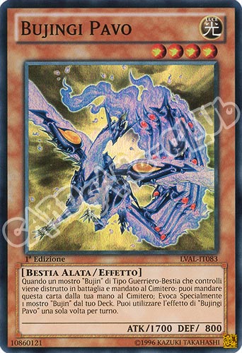 LVAL-IT083 Bujingi Pavo super rara 1a Edizione (IT) -NEAR MINT-