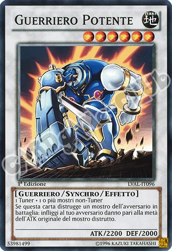 LVAL-IT096 Guerriero Potente comune 1a Edizione (IT) -NEAR MINT-