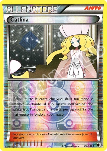 078 / 101 Catlina non comune foil reverse (IT) -PLAYED-