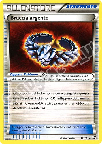 088 / 101 Braccialargento non comune (IT)  -GOOD-