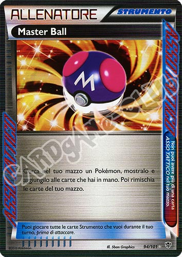 094 / 101 Master Ball rara foil reverse (IT) -NEAR MINT-