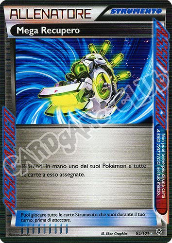 095 / 101 Mega Recupero rara foil reverse (IT) -NEAR MINT-