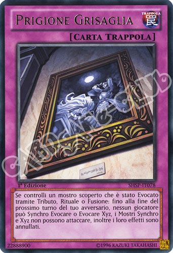 SHSP-IT078 Prigione Grisaglia rara 1a edizione (IT) -GOOD-
