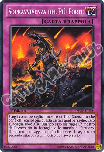 SHSP-IT079 Sopravvivenza del Piu' Forte comune 1a edizione (IT) -NEAR MINT-