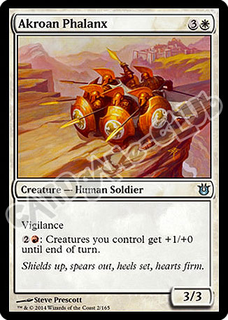 002 / 165 Akroan Phalanx non comune (EN) -NEAR MINT-