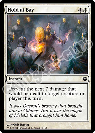 018 / 165 Hold at Bay comune (EN) -NEAR MINT-