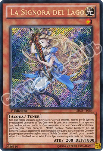 SHSP-IT084 La Signora del Lago rara segreta 1a edizione (IT) -NEAR MINT-