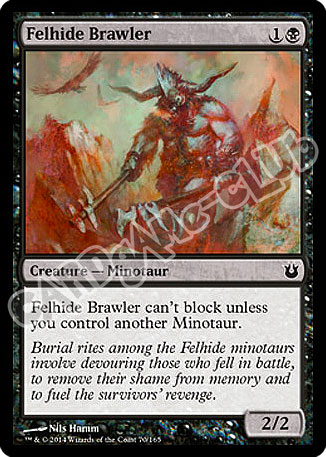 070 / 165 Felhide Brawler comune (EN) -NEAR MINT-