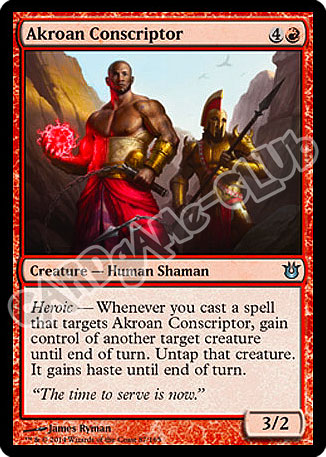 087 / 165 Akroan Conscriptor non comune (EN) -NEAR MINT-