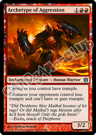 088 / 165 Archetype of Aggression non comune (EN) -NEAR MINT-