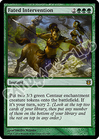 121 / 165 Fated Intervention rara (EN) -NEAR MINT-