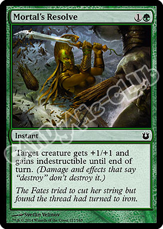 127 / 165 Mortal's Resolve comune (EN) -NEAR MINT-