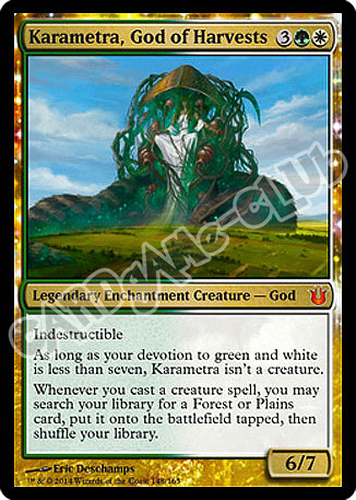 148 / 165 Karametra, God of Harvests rara mitica (EN) -NEAR MINT-