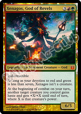 156 / 165 Xenagos, God of Revels rara mitica (EN) -NEAR MINT-