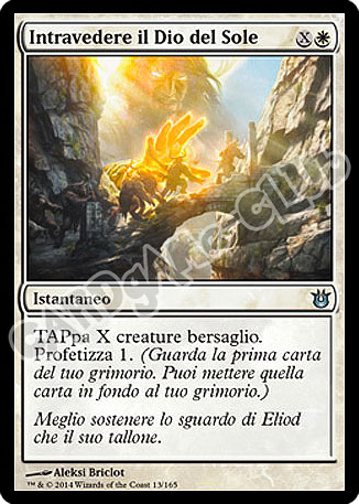 013 / 165 Itravedere il Dio del Sole non comune (IT)