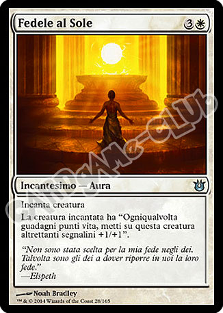 028 / 165 Fedele al Sole non comune (IT)