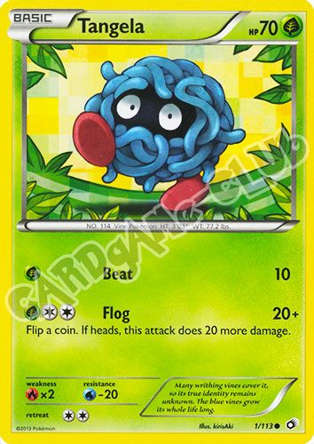 001 / 113 Tangela comune normale (EN) -NEAR MINT-