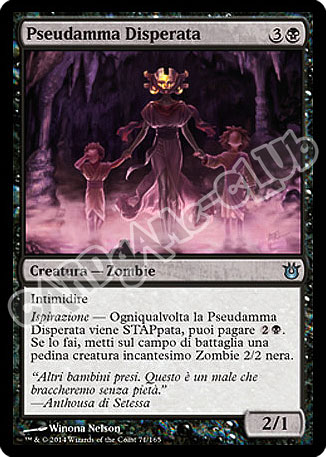 071 / 165 Pseudamma Disperata non comune (IT)