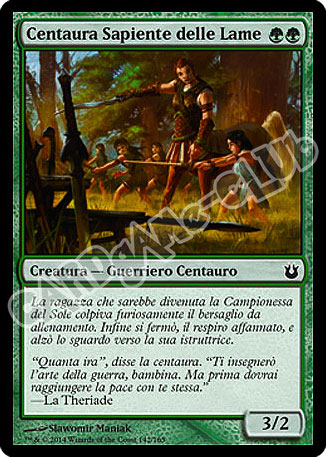 142 / 165 Centaura Sapiente delle Lame comune (IT)