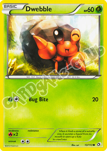 013 / 113 Dwebble comune normale (EN) -NEAR MINT-