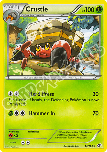 014 / 113 Crustle non comune normale (EN) -NEAR MINT-